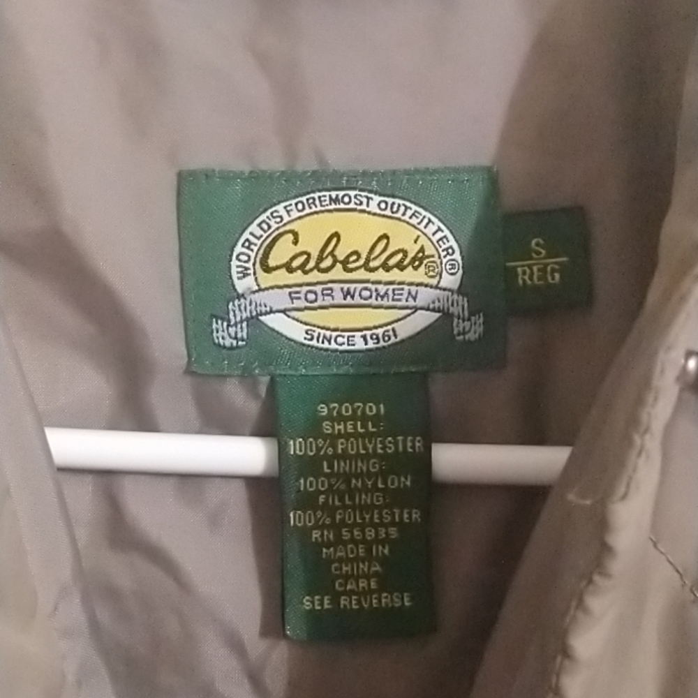 Cabela's Soft Shell Button Up Womens Jacket Size S - Picture 5 of 7
